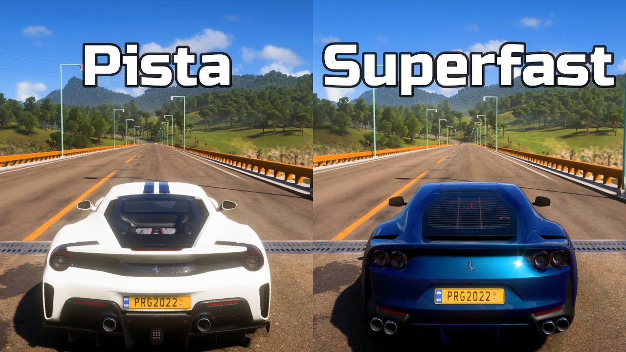 Forza Horizon 5: Ferrari 488 Pista vs Ferrari 812 Superfast - Drag Race