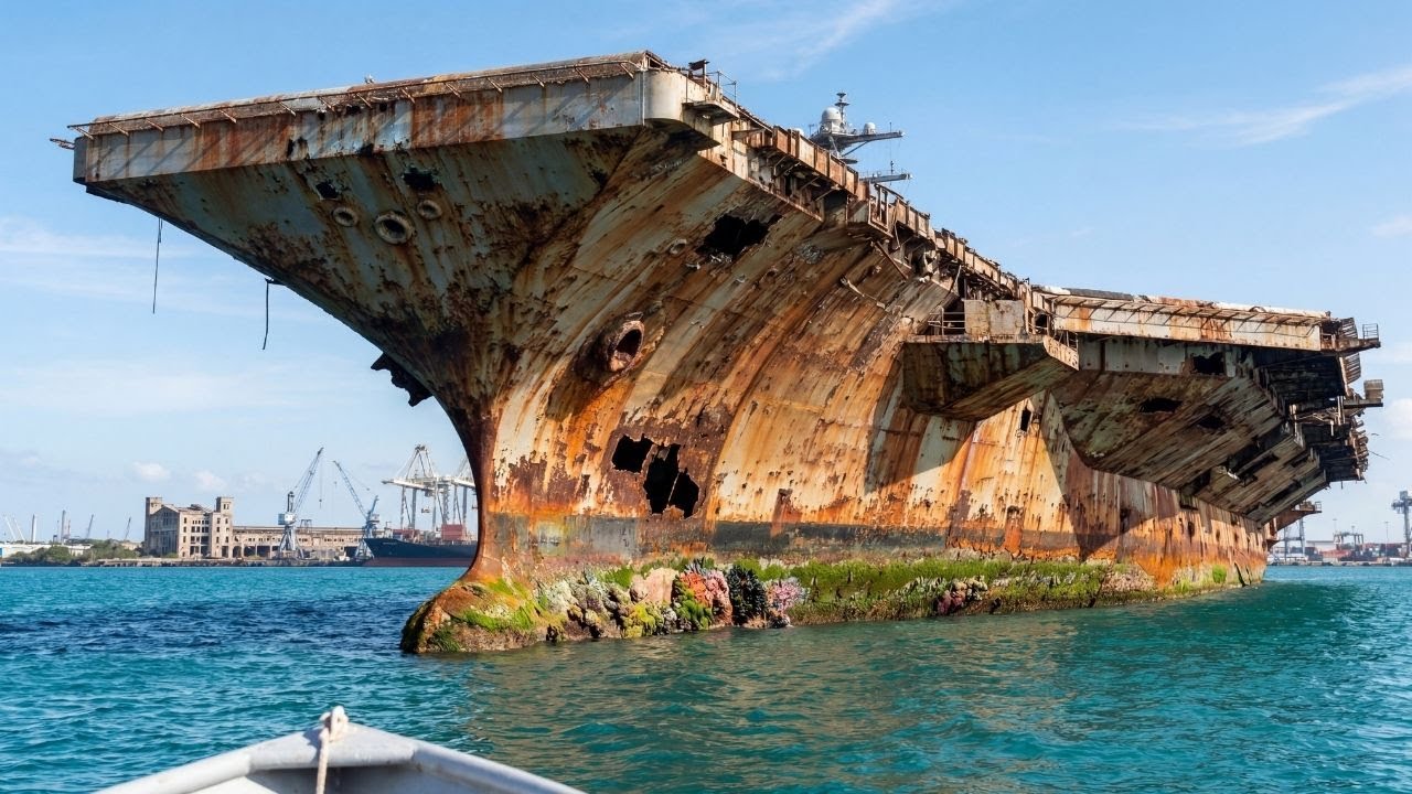 Мы купили старый авианосец USS Gerald R. Ford за 3000 долларов и восстановили его до стоимости в 9 м