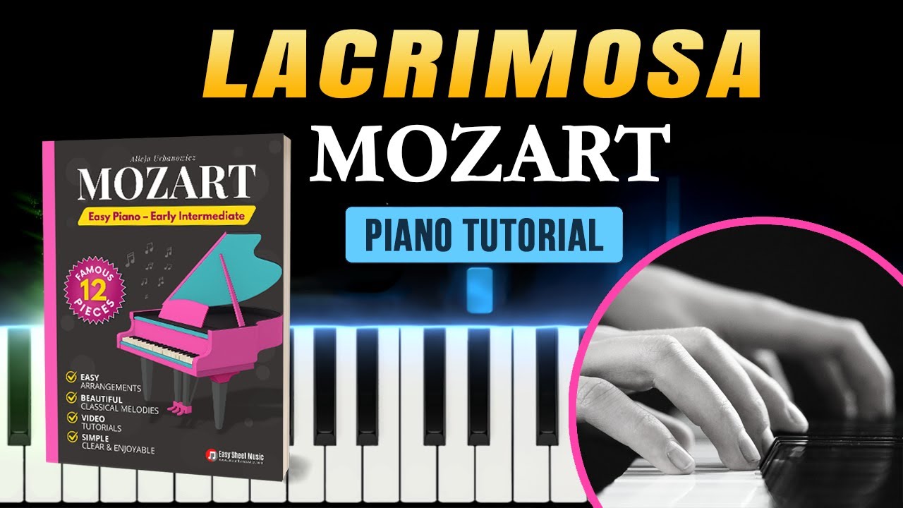 Lacrimosa – Mozart | Piano Tutorial (Medium) + Sheet Music | Noot Noot Meme I SLOW I PDF