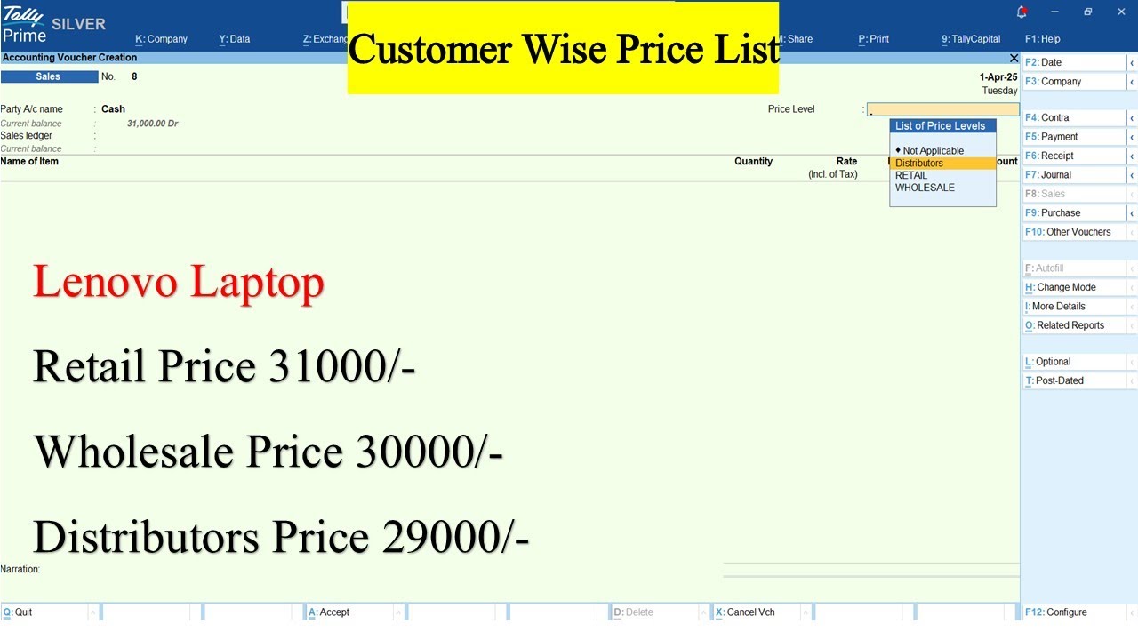Price list in Tally Prime Full Tutorial in Hindi #Tally #TallyPrime #Accounting #GST