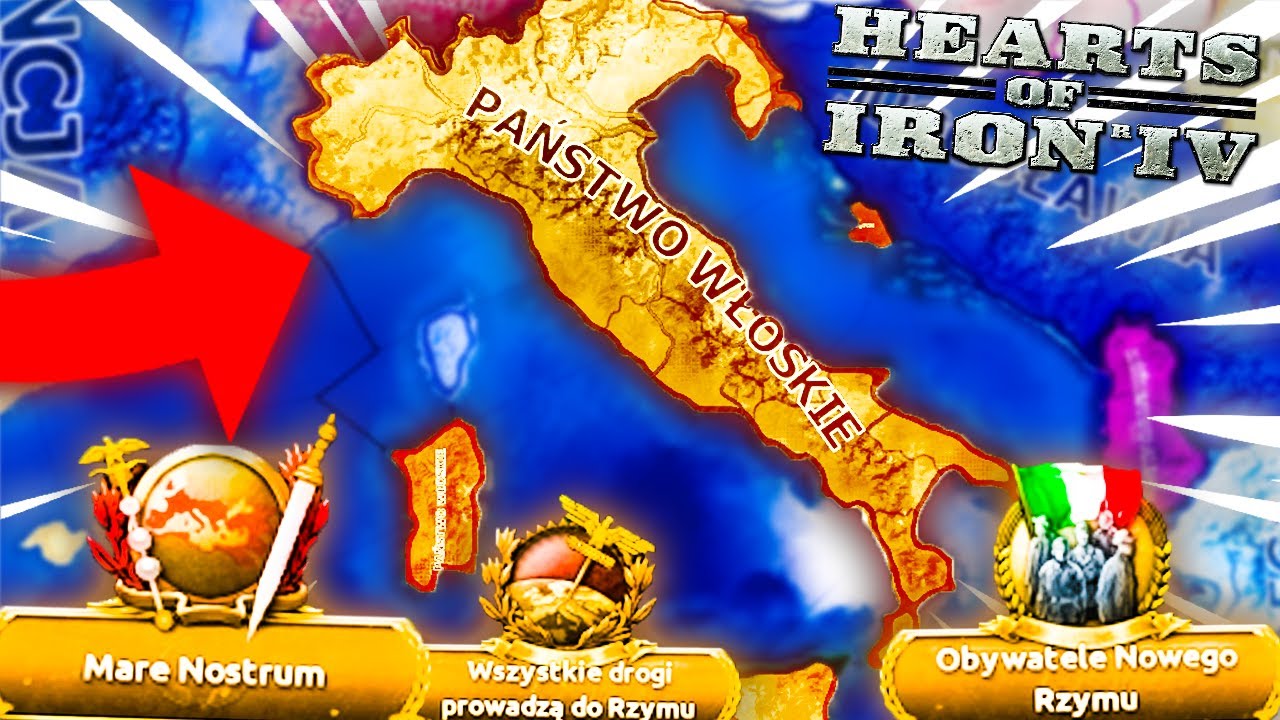 Wszystkie Drogi Prowadzą Do Rzymu! - Hearts of Iron 4