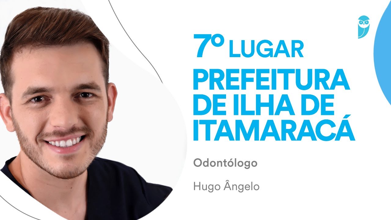 Conheça Hugo Ângelo: Aprovado em diversos concursos para Cirurgião Dentista.