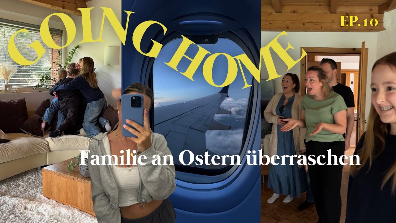 ICH ÜBERRASCHE MEINE FAMILIE // Going Home, Wiedersehen mit Familie, Überraschung