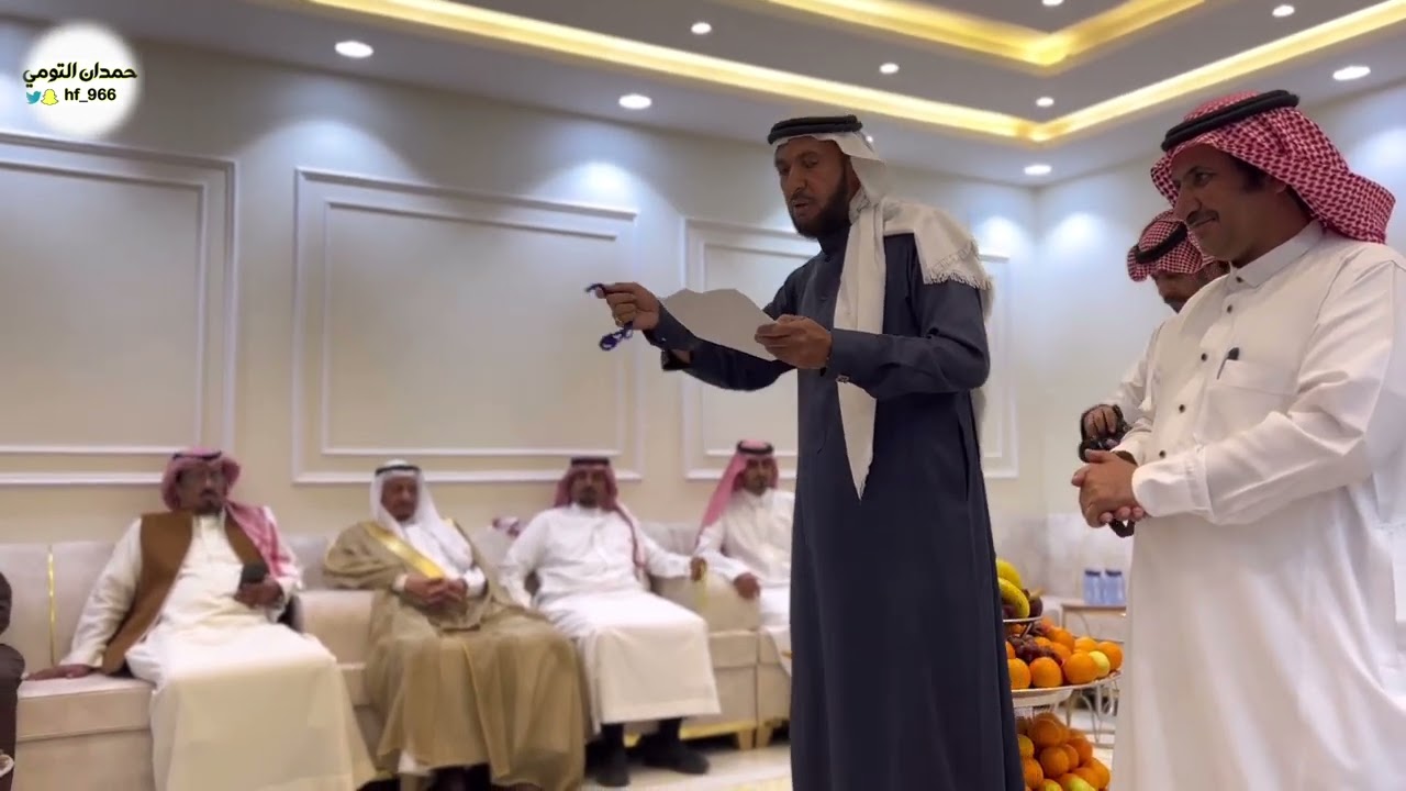 زيارة الأمير الدكتور مشعل بن محمد ال سعود للأستاذ صالح بن فالح المهيمزي بمنزله بحائل ١٢/ ٨/ ١٤٤٤