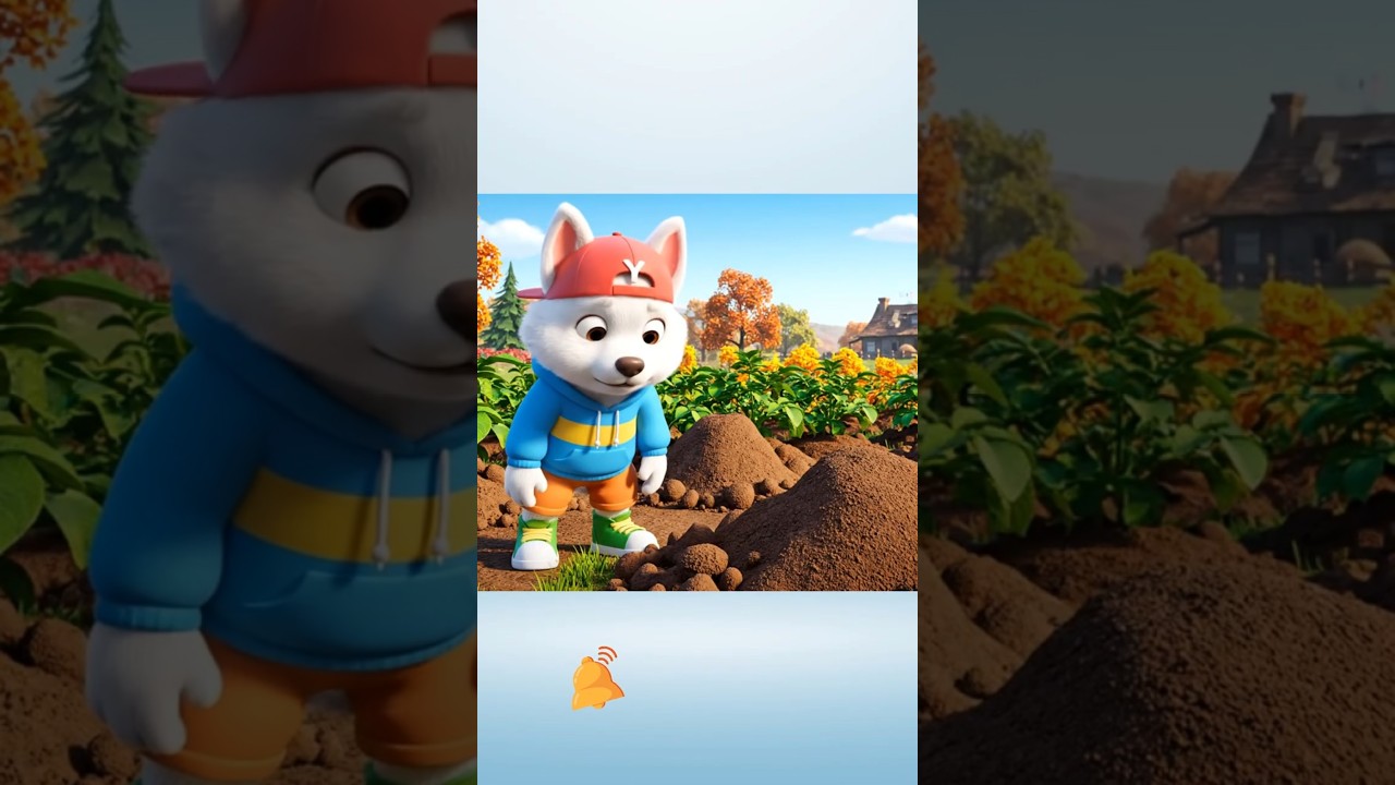 The clever potato thief the farm| Sharing & Friendship 
