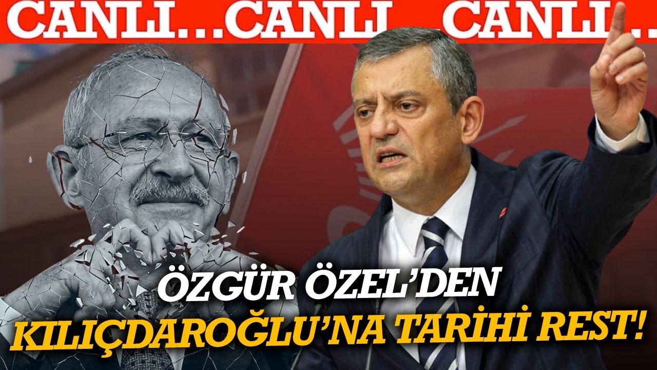 #CANLI | CHP grup toplantısına ziyaret&ccedil;i alınmayacak! &Ouml;zg&uuml;r &Ouml;zel'den son dakika a&ccedil;ıklaması