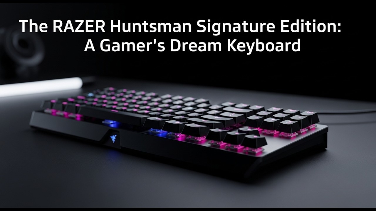What Makes RAZER Huntsman Signature Edition So SPECIAL?