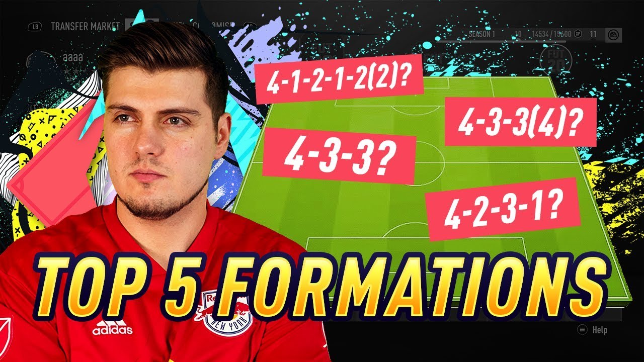 TOP 5 BEST FORMATIONS IN FIFA 20 ULTIMATE TEAM!