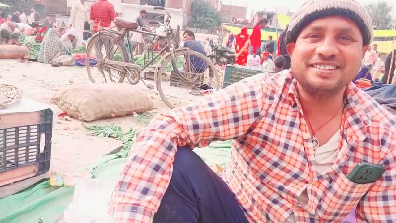 सोमवार का सब्जी मार्केट  🤔#vlog video #youtube #viral reels #india 