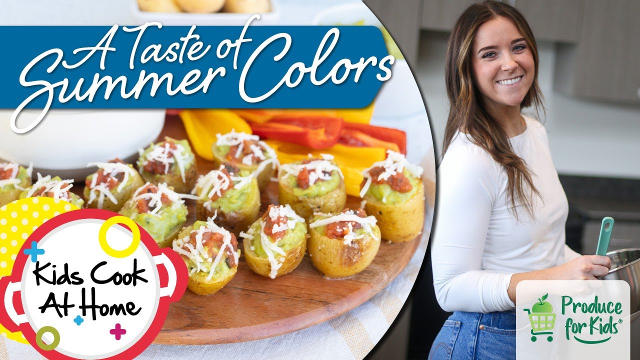 A Taste of Summer Colors - Kids Cook at Home