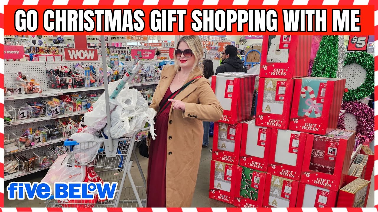 FIVE BELOW CHRISTMAS GIFT IDEAS AND DEALS IN STORE! | STORE WALK THRU #fivebelow #fivebelowhaul
