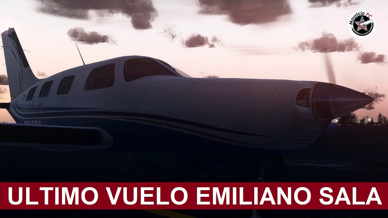 El último vuelo de Emiliano Sala - Piper Malibu N264DB (Reconstrucción)