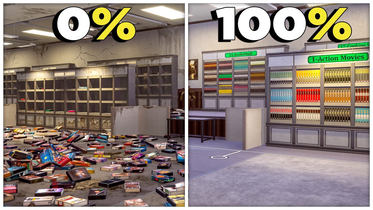 Я прошел TV Archive Tidy Up Together на 100% &mdash; ни одна из 3180 видеокассет не поддавалась логике