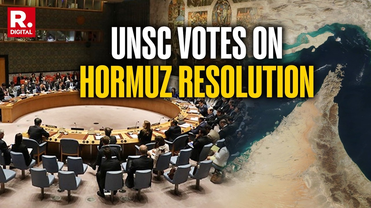 LIVE: UN Security Council Votes On Bahrain-led Resolution on Hormuz