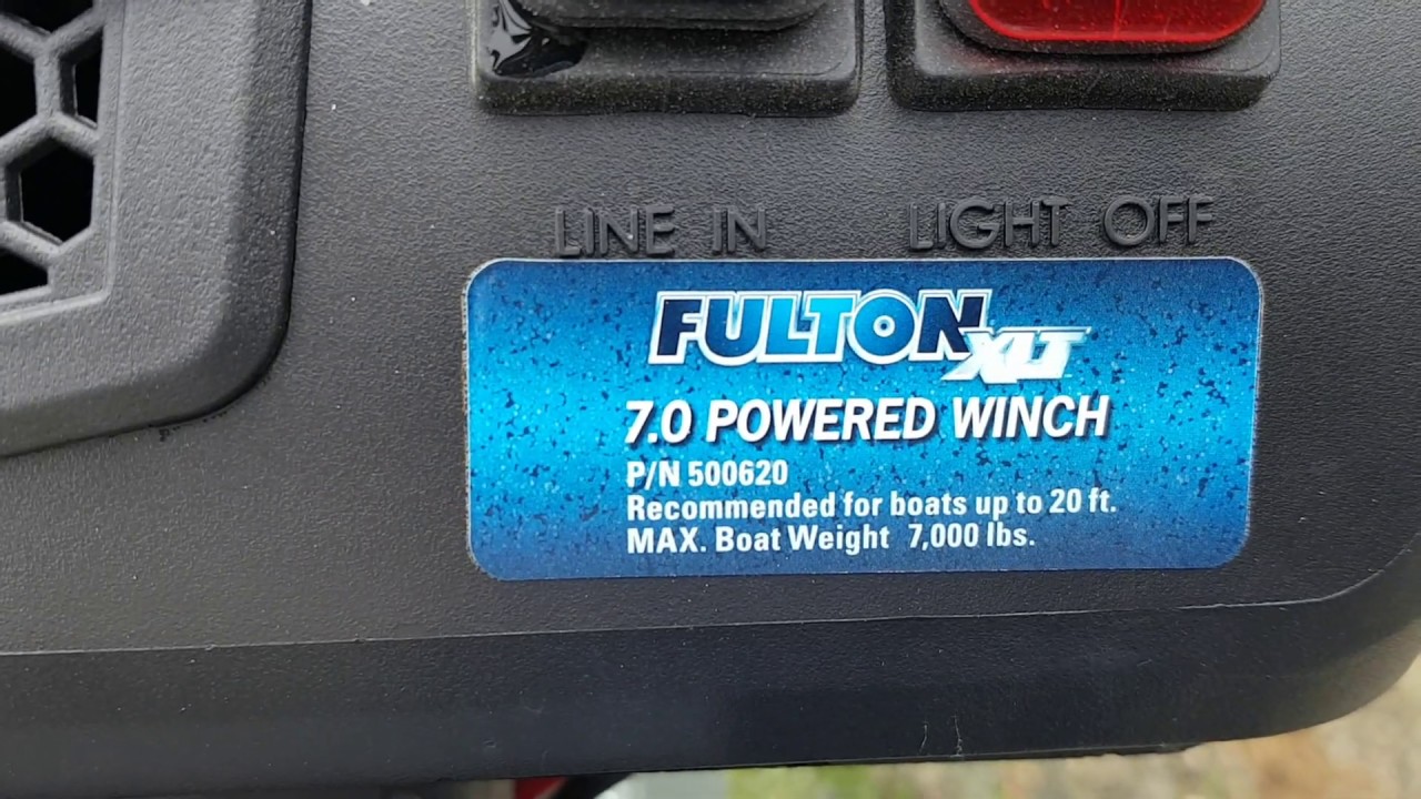 Fulton XLT 7.0 Marine Winch