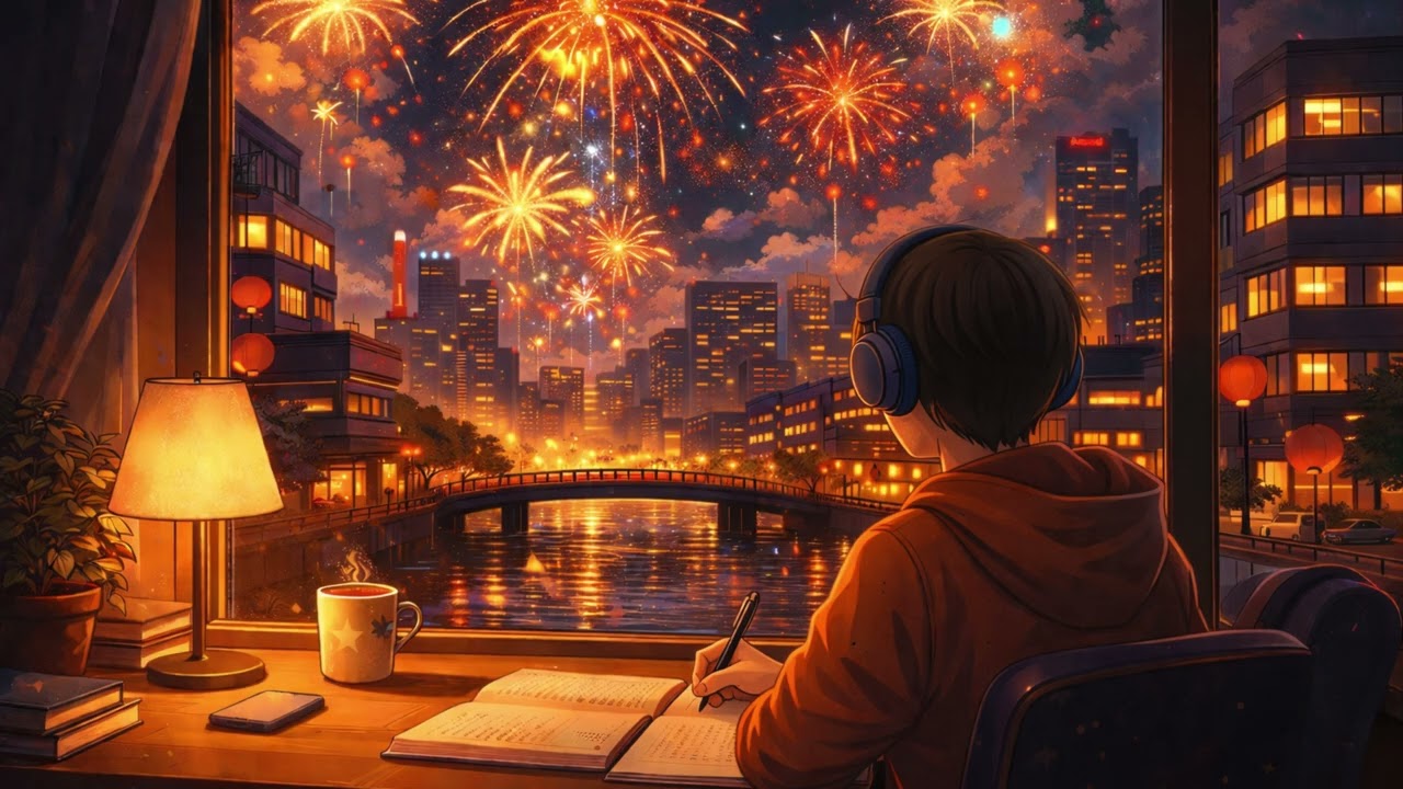 🎆 Happy New Year • City Night Lo-Fi