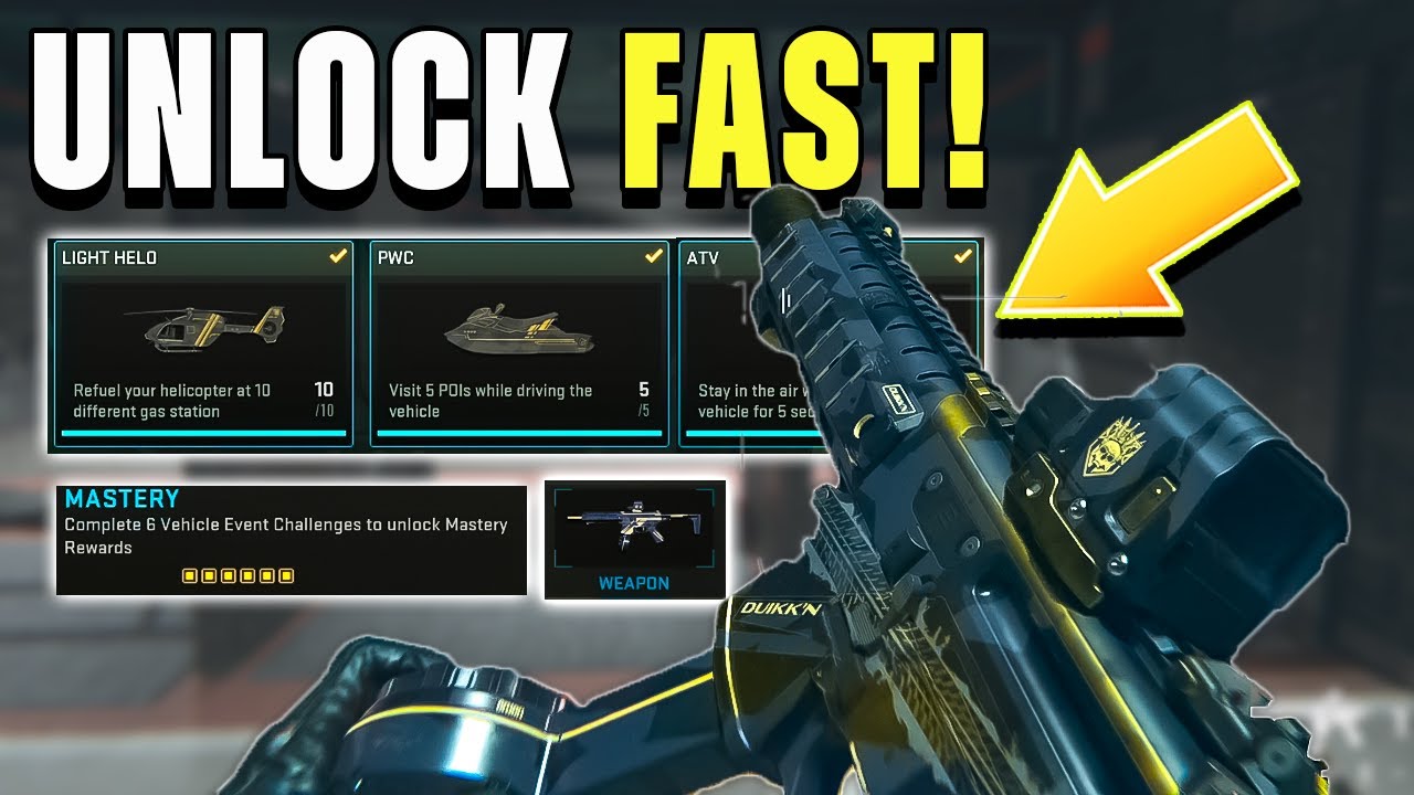 EASY Vehicle Camo Challenges Tips and Tricks - Unlock BAS P Blueprint FAST