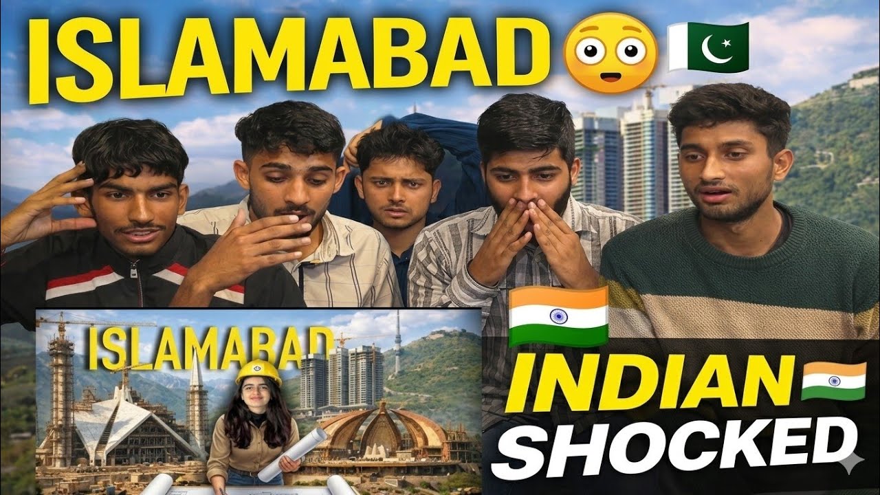 Indian Boys Shocked 😳 After Seeing this type Islamabad 🇵🇰 #islamabad #pakistan #reaction 