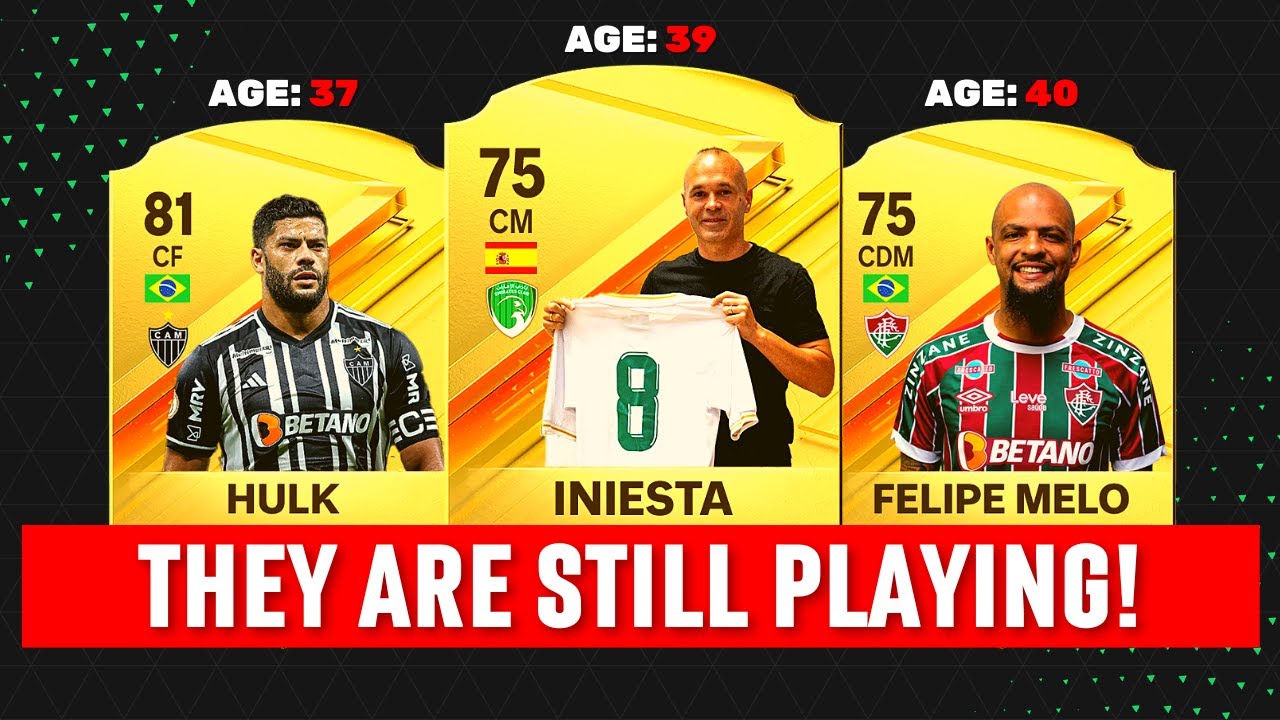Footballers You Didn't Know Were Still Playing! 😲🤨 ft. Iniesta, Felipe Melo, Hulk...