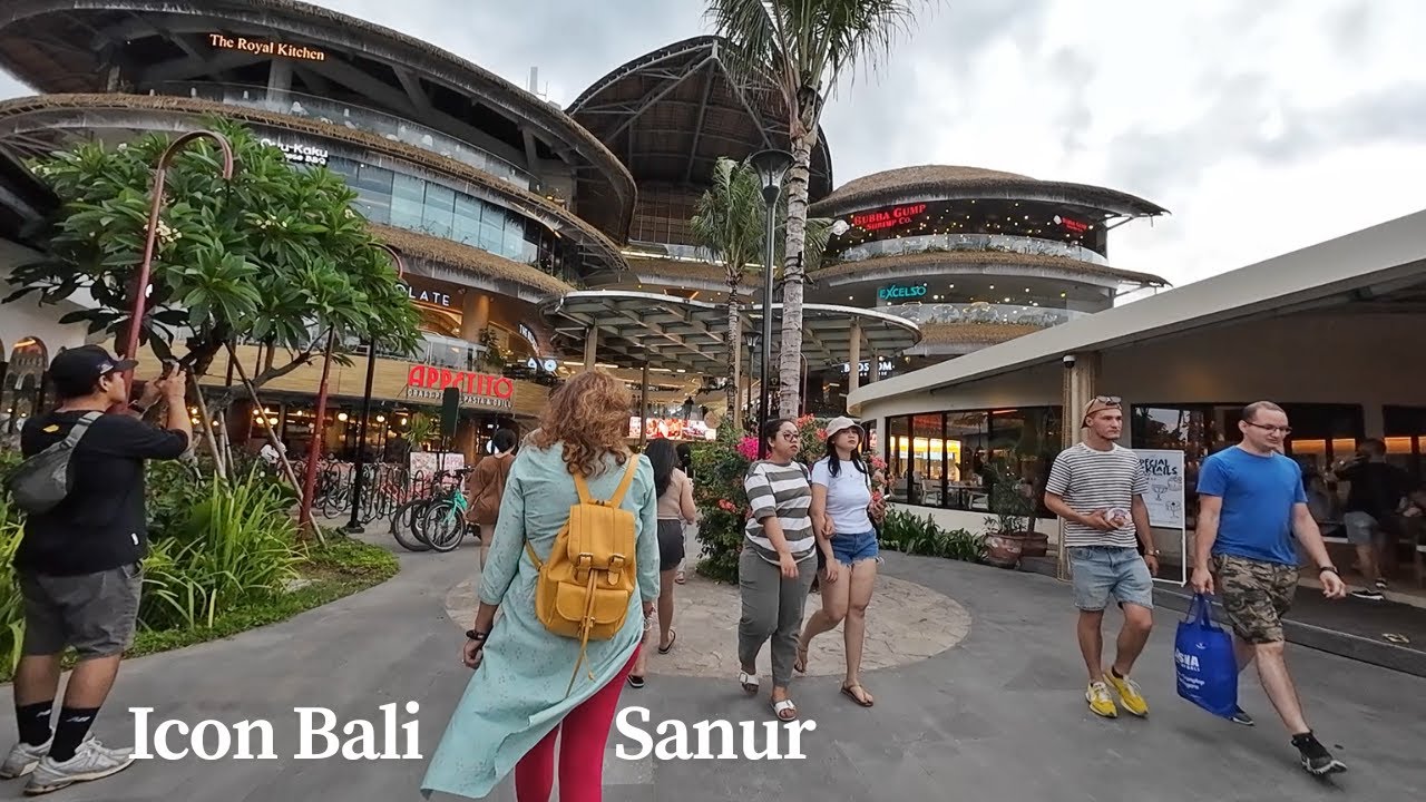 Busy Weekend Holiday Vibes At Icon Bali Mall Sanur, Indonesia | Walking Tour Bali Today 2025
