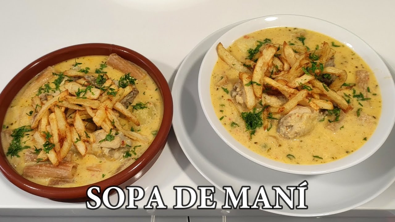 COMO HACER SOPA DE MANÍ🇧🇴 | A MI ESTILO