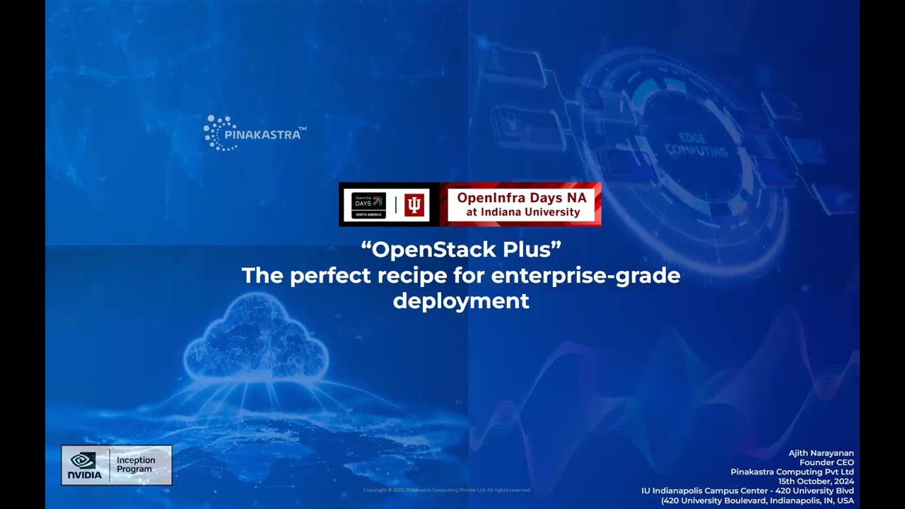 OpenStack Plus: The perfect recipe for enterprise-grade deployment - Ajith Narayanan