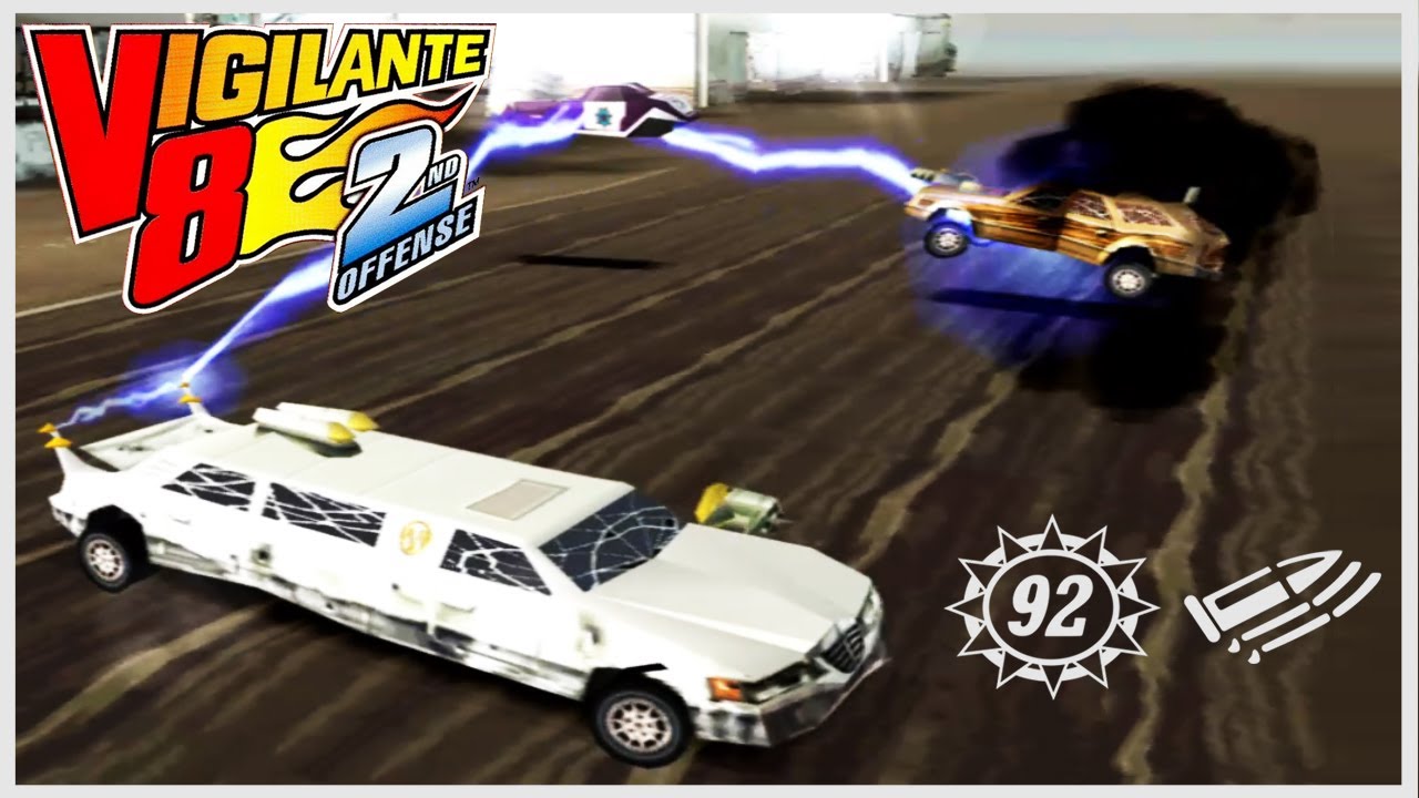 Vigilante 8 2nd Offense | Survival | 161 Cars | Hard | Excelsior Stretch - Nevada
