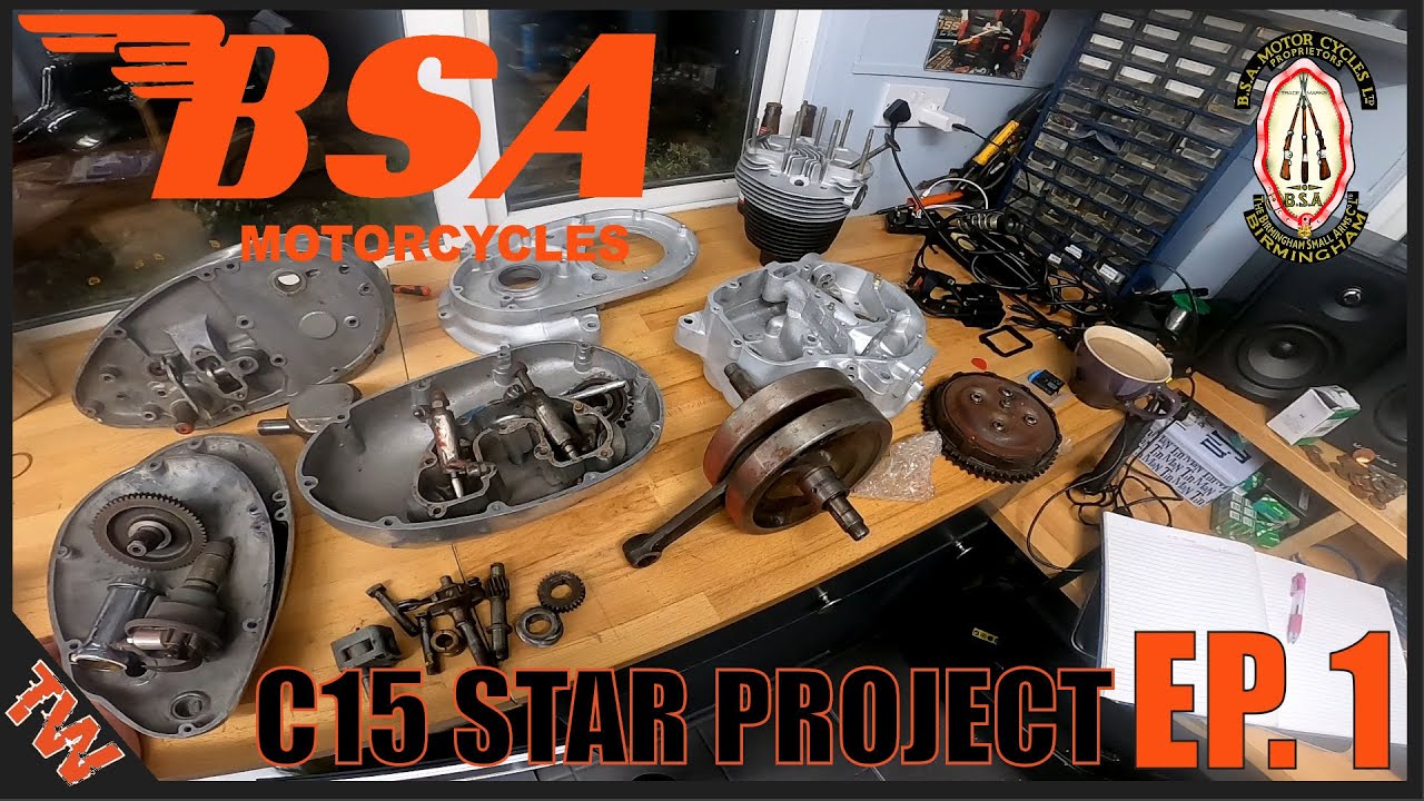 ANOTHER PROJECT? | BSA C15 STAR ENGINE TO REBUILD | Ep.1