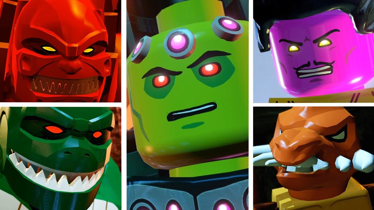 Lego Batman 3 Beyond Gotham - All Bosses With Cutscenes & Ending
