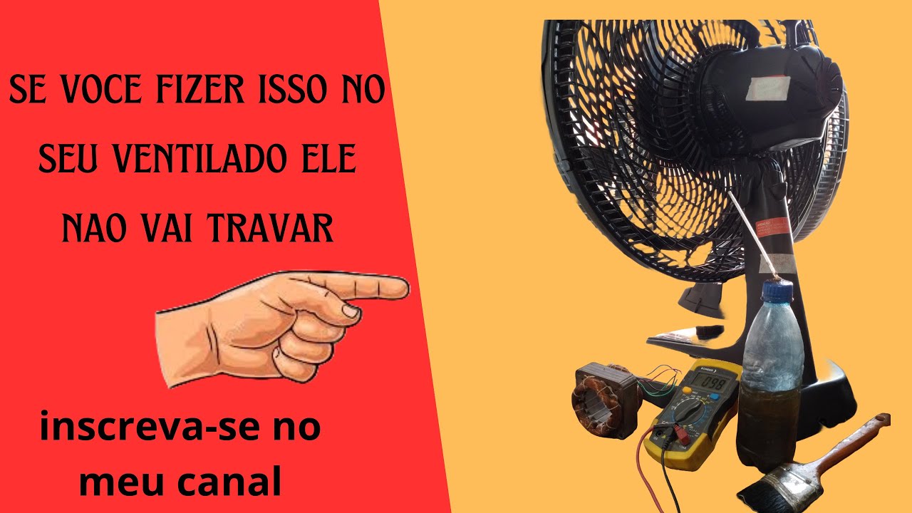 meu ventilador travou e nao que liga veja conserto