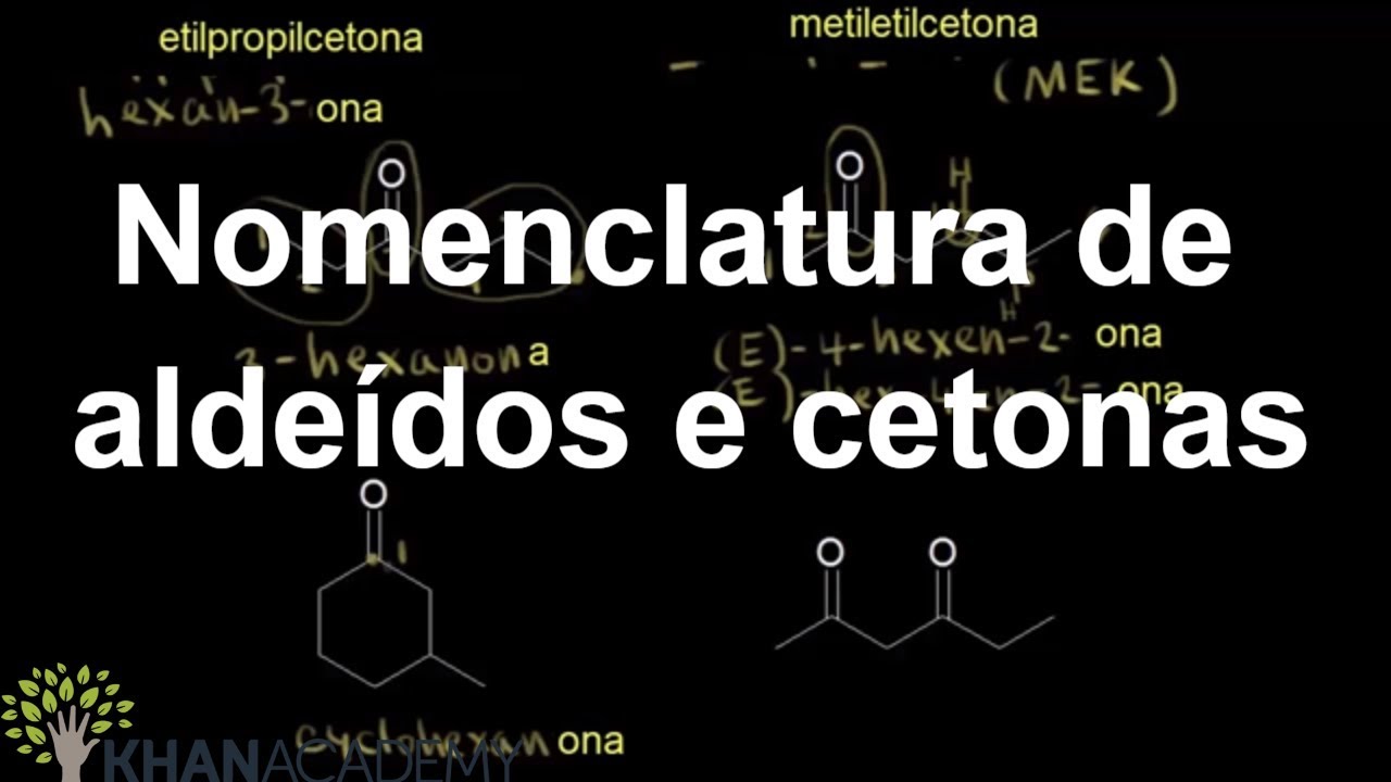 Nomenclatura de aldeídos e cetonas | Aldeídos e cetonas | Química orgânica | Khan Academy