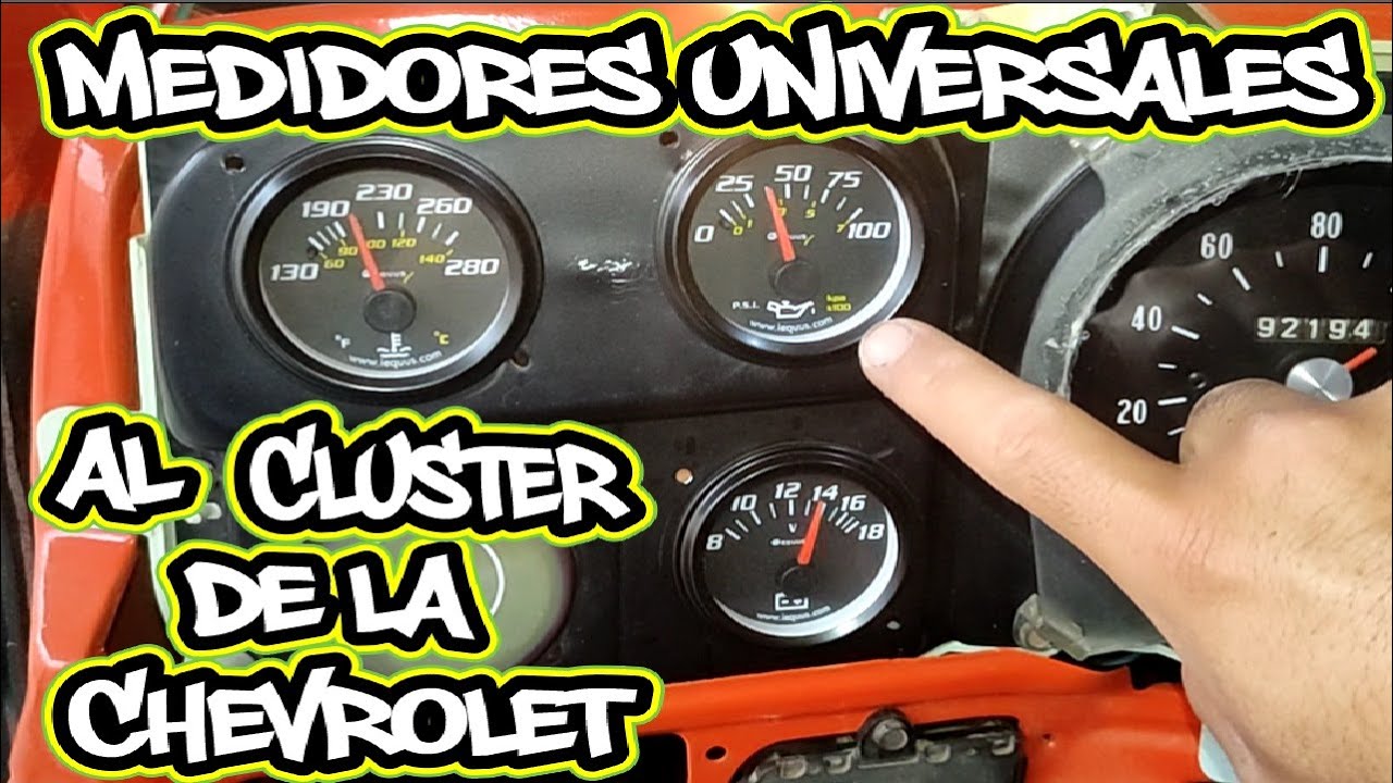 ✅COMO INSTALAR MEDIDORES UNIVERSALES✅CHEVROLET C10 1981✅PASO A PASO✅