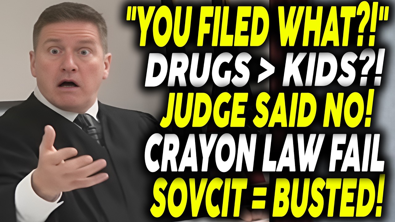 Dad Owes Child Support But Has Money For Drugs? Sovereign Citizen Logic EXPOSED In Court!
