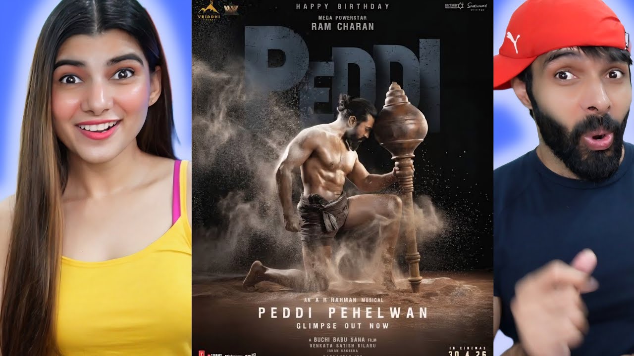 Peddi Pehelwan Glimpse Reaction (Hindi) | Ram Charan | Janhvi Kapoor | A R Rahman | Buchi Babu Sana