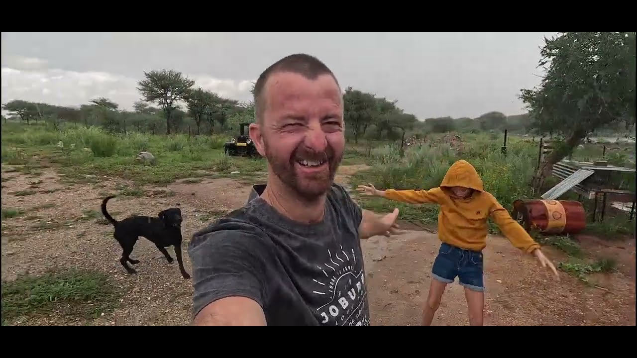 RAIN Dance! , Quail and concrete on the permaculture farm