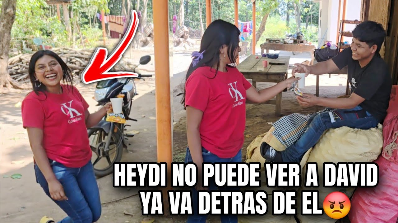 Heydi Ya No Hallaba Que Hacer Para Llamar La Atencion De David😱 Hoy Si Andaba Feliz