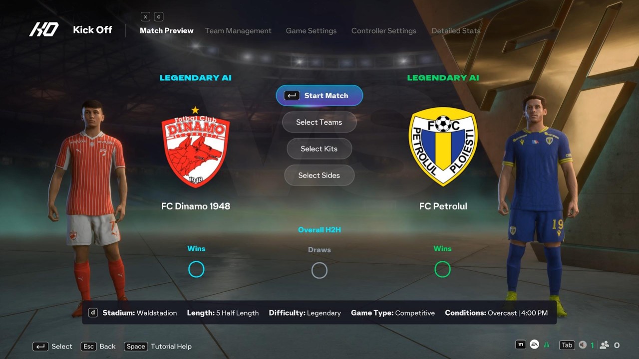 Dinamo București vs Petrolul Ploiești | Superliga | EA FC 26 | Simulare