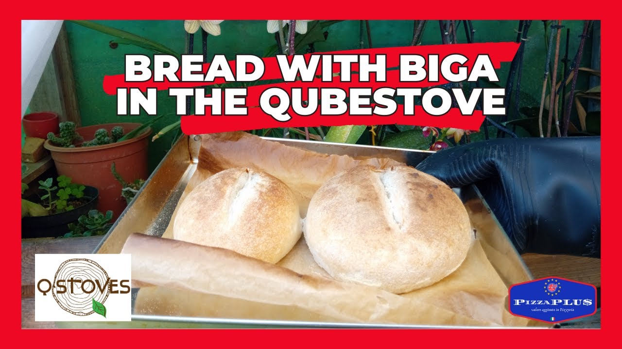 [ Q-Stoves Recipe ] 033 Bread with BIGA Dough in Qubestove Pizza Oven
