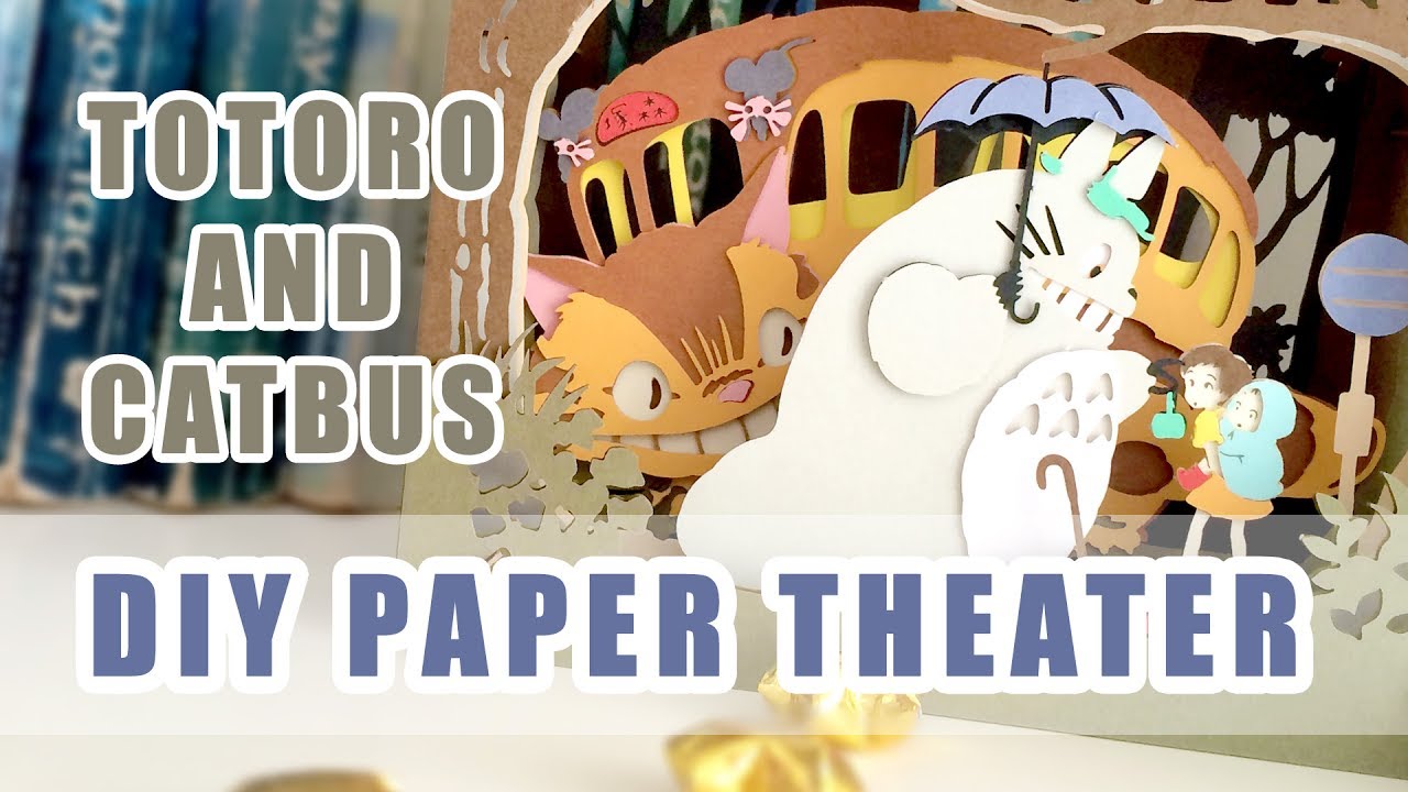 Totoro and Catbus Paper Theater - Anita's Day Off