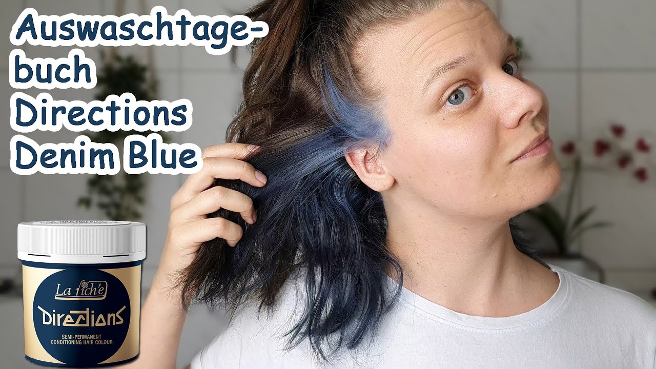 Auswaschtagebuch Directions Denim Blue - Curly Girl Methode