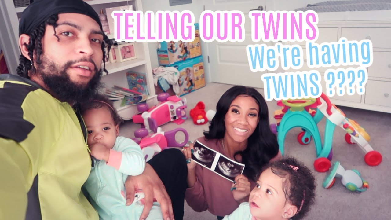 TELLING OUR TWIN DAUGHTERS WE ARE HAVING TWINS AGAIN ???