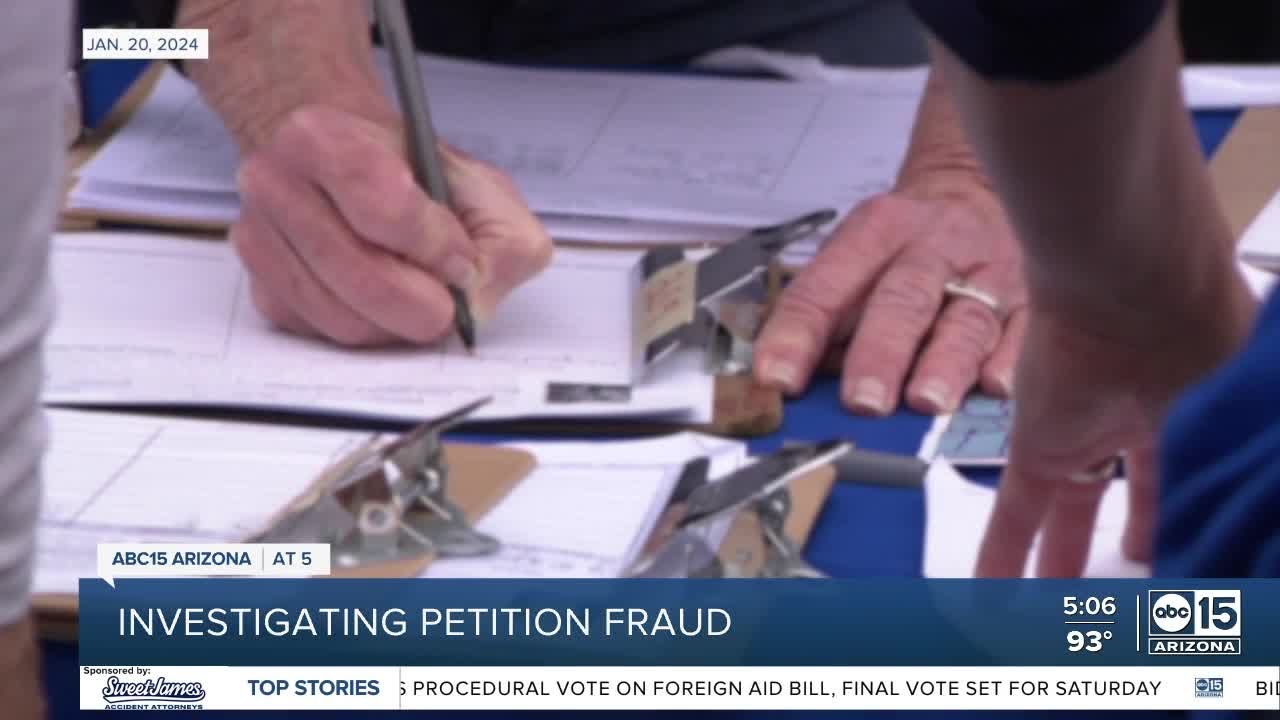 Investigating signature fraud in Arizona's elections