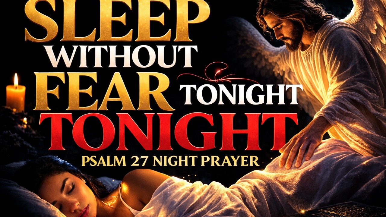 🌙 Sleep Without Fear Tonight | Psalm 27 Night Prayer | God Watches Over You
