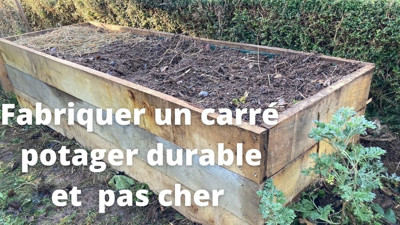 Fabriquer un carré potager en bois pas cher