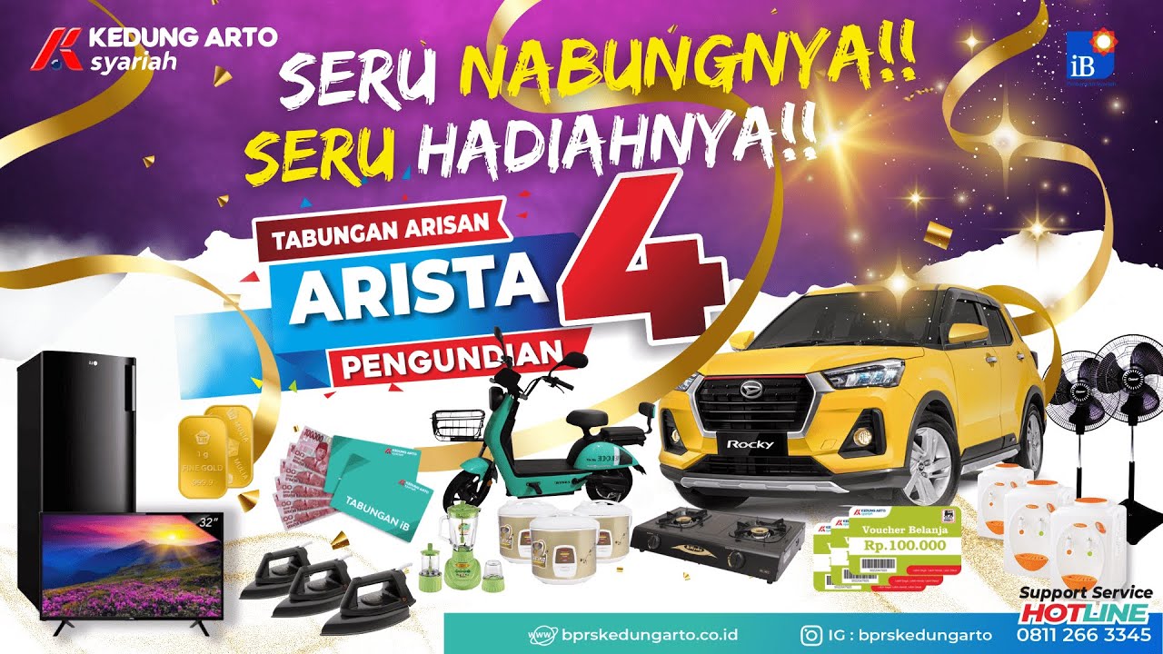PENGUNDIAN TABUNGAN ARISTA  4  TAHAP KE-4 PT. BPRS KEDUNG ARTO - 25 JULI 2024