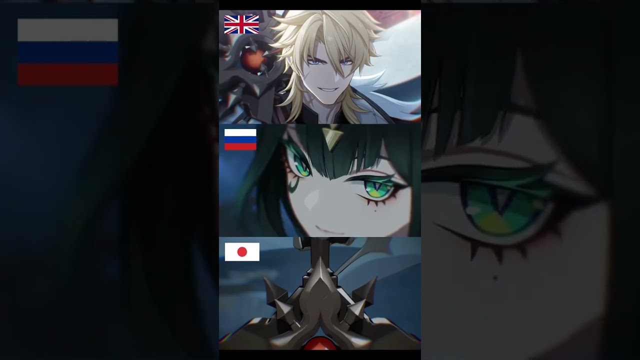 Озвучка Варки на разных языках #геншинимпакт #genshinimpact #варка #varka