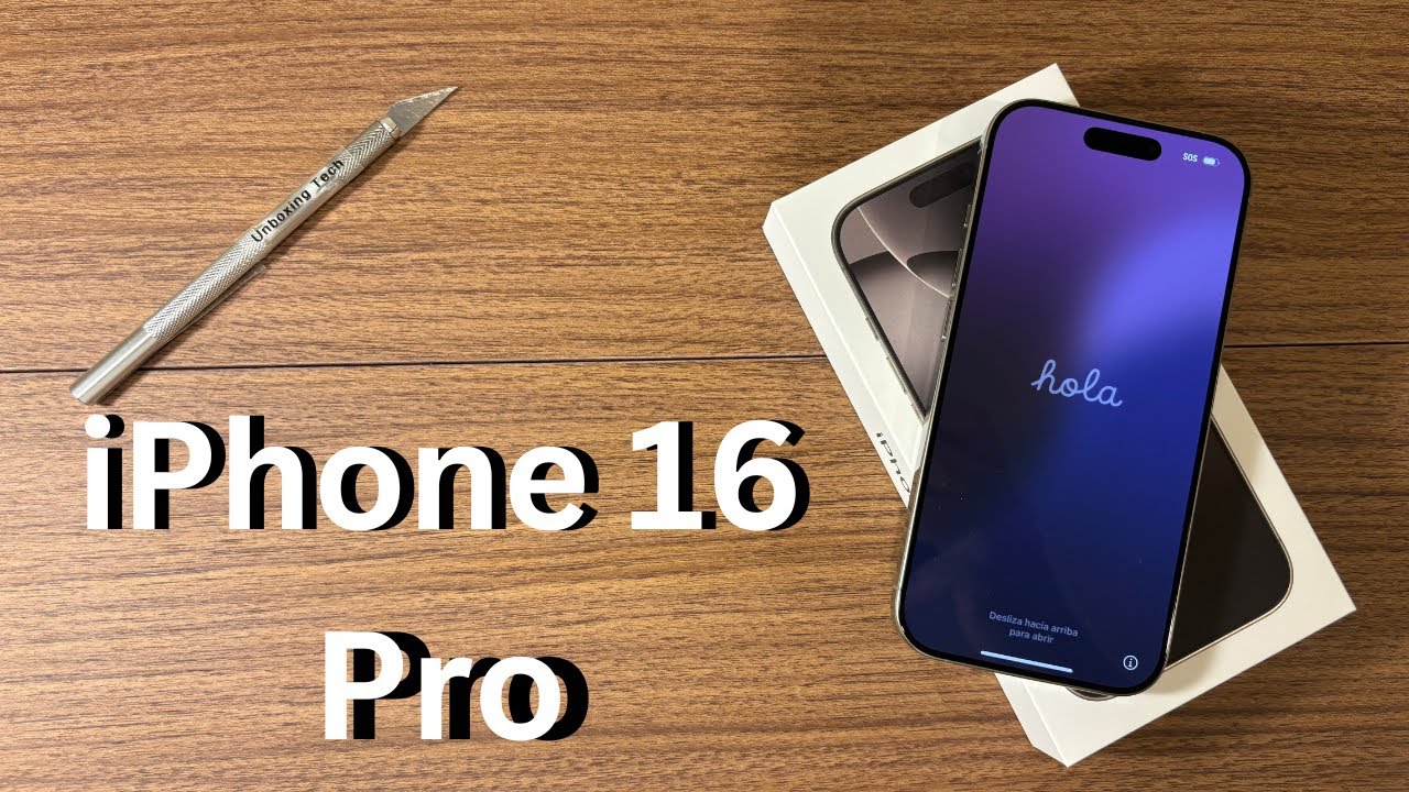 iPhone 16 Pro Natural Titanium - Unboxing