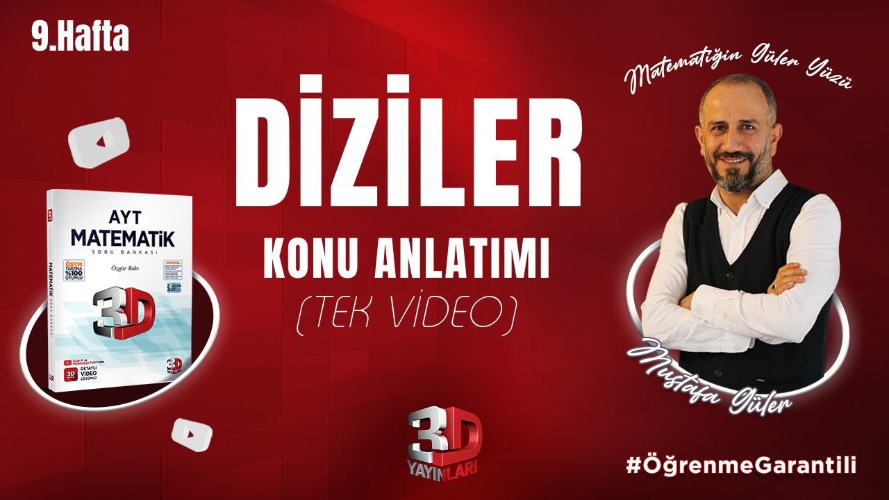 Diziler Konu Anlatımı | Tek Video | 3D Kamp 9.Hafta | PDF #öğrenmegarantili