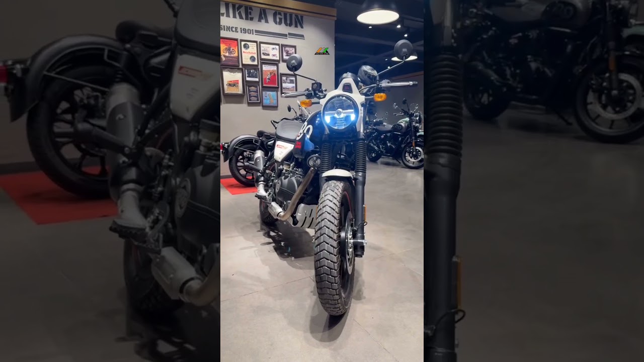2025 Royal Enfield Scram 440 Exhaust Sound #shorts #royalenfield