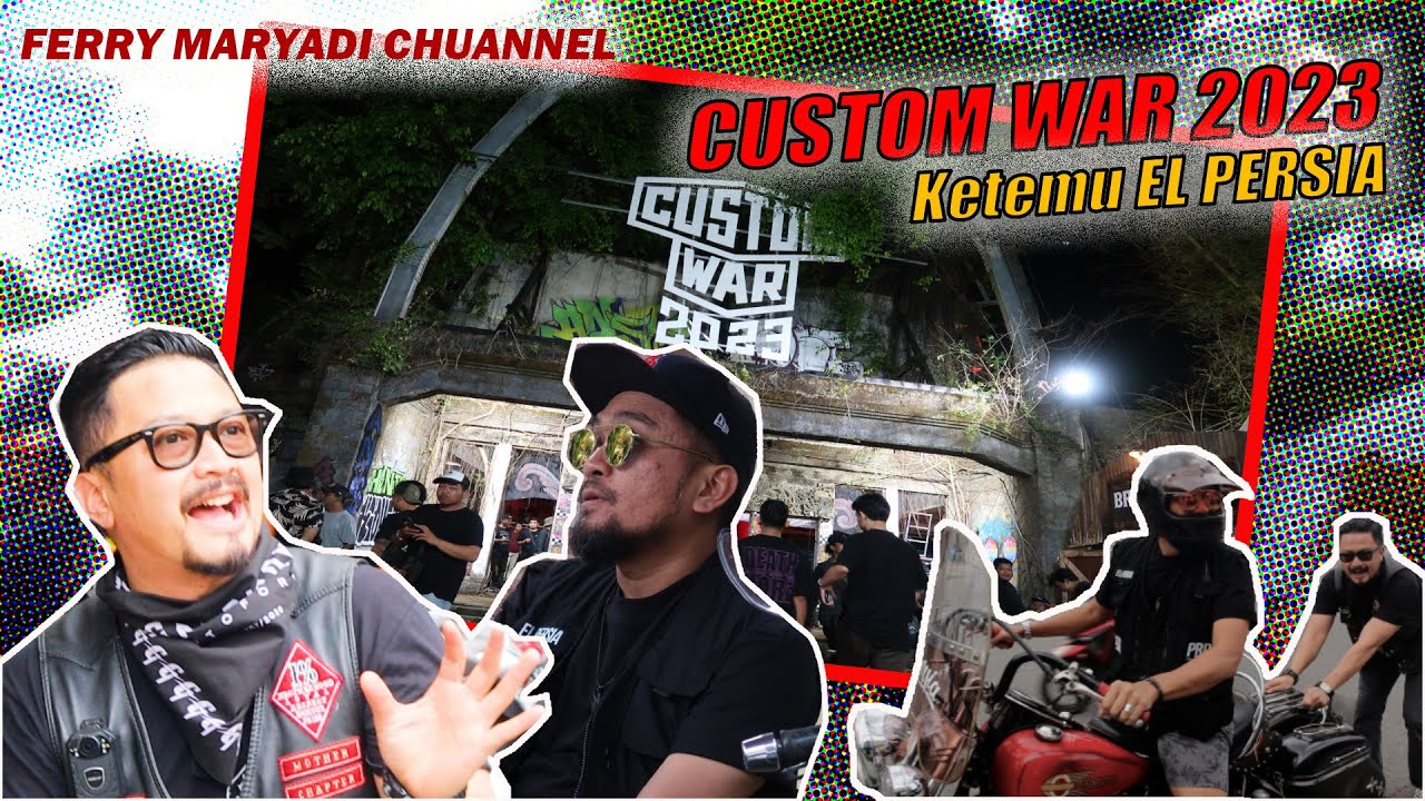 EL KARTIKA RIDING KE CUSTOM WAR 2023 BALI KETEMU EL PERSIA, RAME BANGET!! #theprediksi